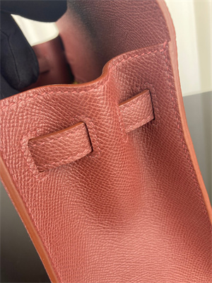 Kelly Sellier Bag Epsom Leather 25/28CM Gold/Silver Hardware In Burgundy Color HS