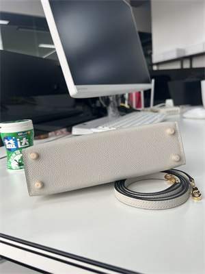 Kelly Mini II Bag Epsom Leather Gold/Silver Hardware In Gris Perle Color HS