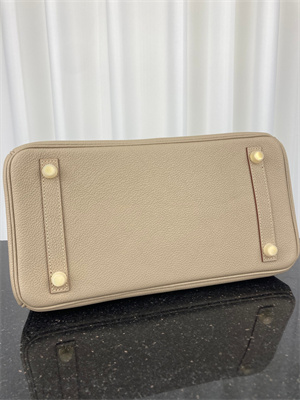 Bir.kin Bag TOGO Leather 25/30/35CM Gold/Silver Hardware In Trench Color HS