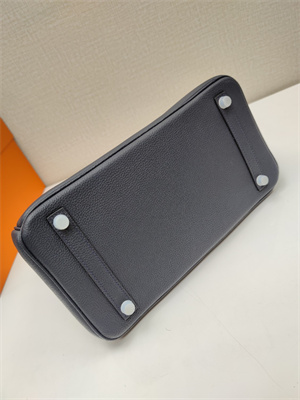 Bir.kin Bag TOGO Leather 25/30/35CM Gold/Silver Hardware In Blue Nuit Color HS