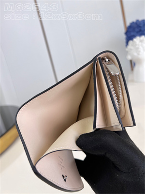 L.V IRIS Compact Wallet Monogram Leather Cream M62543