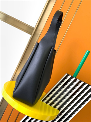 Y.S.L LE 5 A 7 Supple Large HOBO BAG In Black Leather