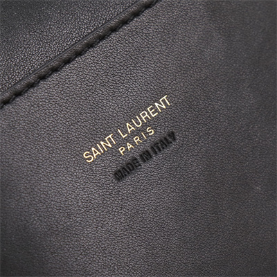 Y.S.L REVERSIBLE KATE MEDIUM Gold Tone Metal Black Color