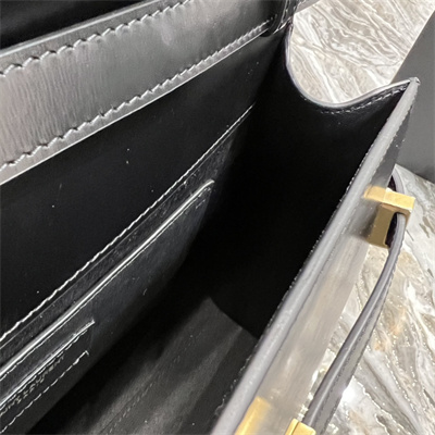 Y.S.L MANHATTAN Shoulder Bag In BOX Saint Laurent Black Color