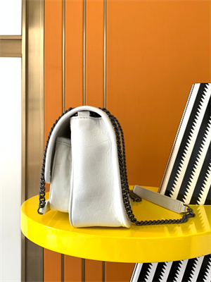 Y.S.L NIKI BABY In Vintage Leather White Color