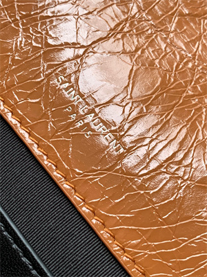 Y.S.L NIKI BABY In Vintage Leather Brown Color