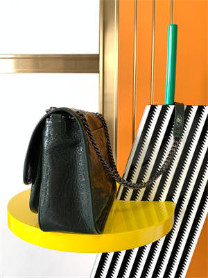 Y.S.L NIKI MEDIUM In Vintage Leather Dk Green Color