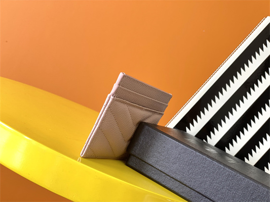 Y.S.L MONOGRAM MATELASS?? CARD CASE IN GRAIN DE POUDRE EMBOSSED LEATHER Pink Color Gold Tone Metal