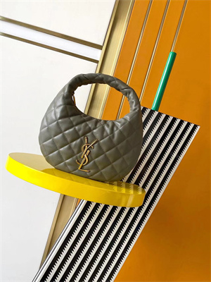 YSL ICARINO In Quilted Nappa Lambskin Green