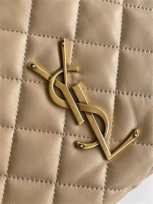 YSL ICARINO In Quilted Nappa Lambskin Beige