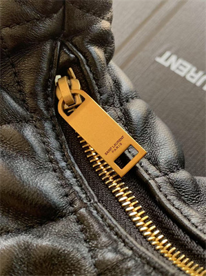 YSL ICARINO In Quilted Nappa Lambskin Black