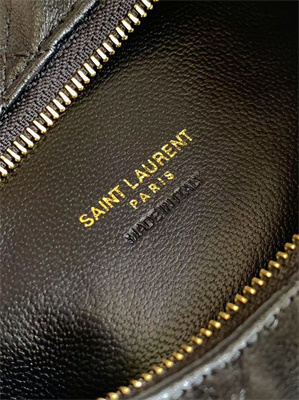 YSL ICARINO In Quilted Nappa Lambskin Black
