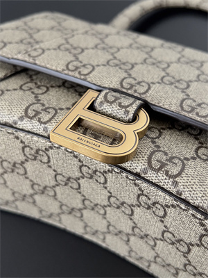 Gu.cci x Balen.ciaga The Hacker Project Small Hourglass Handbag