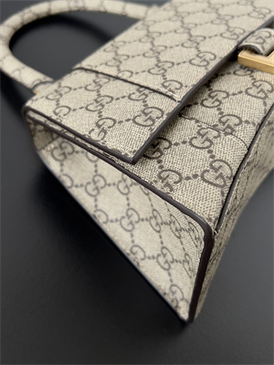 Gu.cci x Balen.ciaga The Hacker Project Small Hourglass Handbag