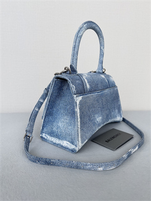 Women’s Hourglass Small Handbag In Denim Blue