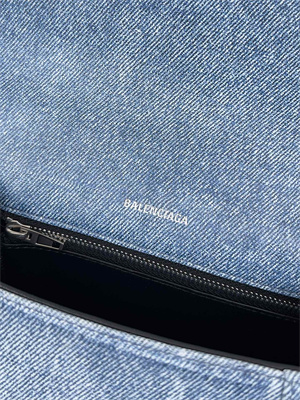 Women’s Hourglass Small Handbag In Denim Blue