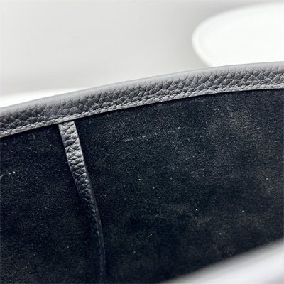 The Row Park N/S Small Tote Bag Grained Calfskin Black Color