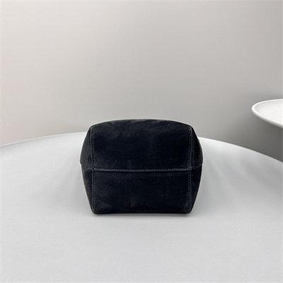 The Row Park N/S Small Tote Bag Black Suede