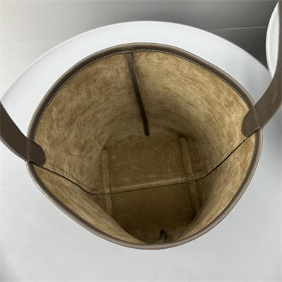 The Row Park N/S Medium Tote Bag Grained Calfskin Taupe color