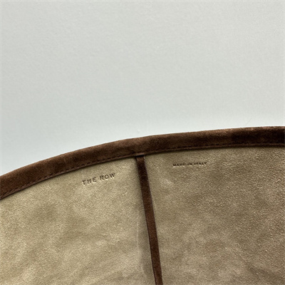The Row Park N/S Medium Tote Bag Dk Brown Suede