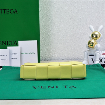 BV Cassette Pouch With Strap In Calfskin Sherbert Color