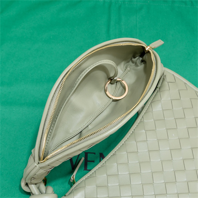 BV Medium Gemelli Shoulder Bag In Lambskin Leather Travertine Color