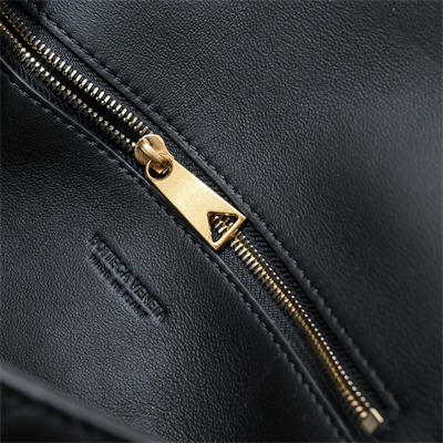 BV Mini Andiamo Shoulder Bag In Lambskin Leather Black Color