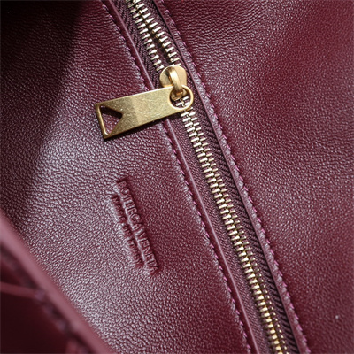 BV Mini Andiamo Shoulder Bag In Lambskin Leather Barolo Color
