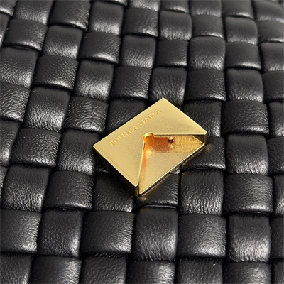 BV Mini Cobble Shoulder Bag In Lambskin Leather Black Color