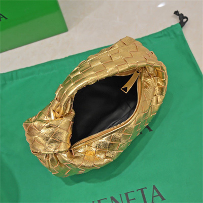 BV Mini Jodie In Lambskin Leather Gold Color