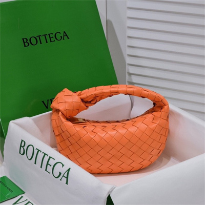 BV Mini Jodie In Lambskin Leather Orange Color