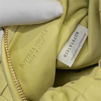 BV Mini Jodie In Lambskin Leather Lemon Color
