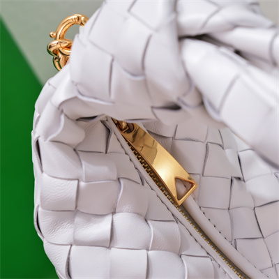 BV Mini Jodie With Chain In Lambskin Leather White Color