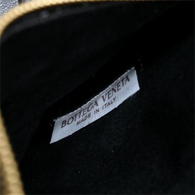 BV Small Solstice Shoulder Bag In Lambskin Leather Black Color