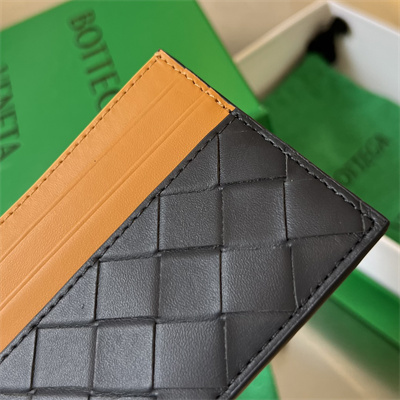 BV Card holder In Calfskin Leather Space/Gold