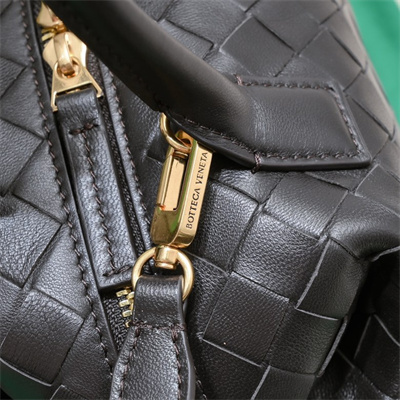 BV Mini Bauletto Bowling Bag In Lambskin Leather Fondant Color