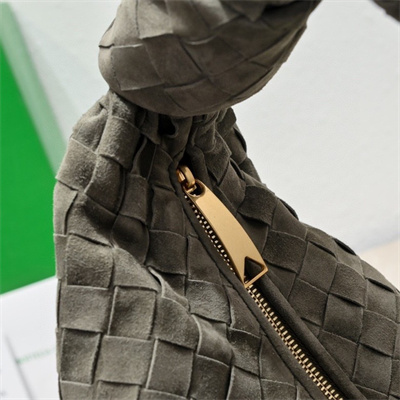 BV Teen Jodie In Suede Taupe Grey Color