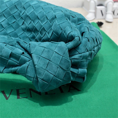 BV Teen Jodie In Suede Greenish Blue Color