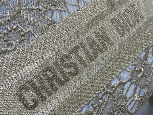 CD Medium Lady Di.or D-Lite Bag Gold D-Lace Macram?? Embroidery