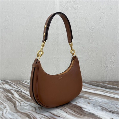 Celine Medium AVA Strap Bag In Smooth Calfskin Tan