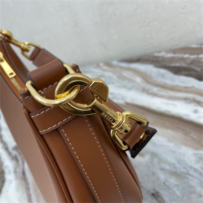 Celine Medium AVA Strap Bag In Smooth Calfskin Tan