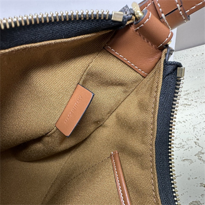 Celine Medium AVA Triomphe Bag In Triomphe Canvas and Calfskin Tan