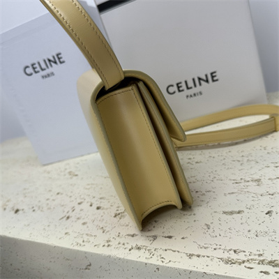 Celine Teen Classic Box Bag In Pollen Box Calfskin Leather