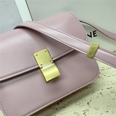Celine Teen Classic Box Bag In Lilac Box Calfskin Leather