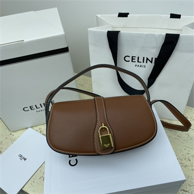 Celine Clutch on Strap Tabou In Smooth Calfskin Tan