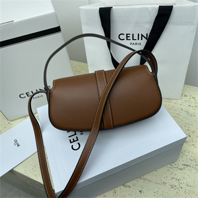 Celine Clutch on Strap Tabou In Smooth Calfskin Tan