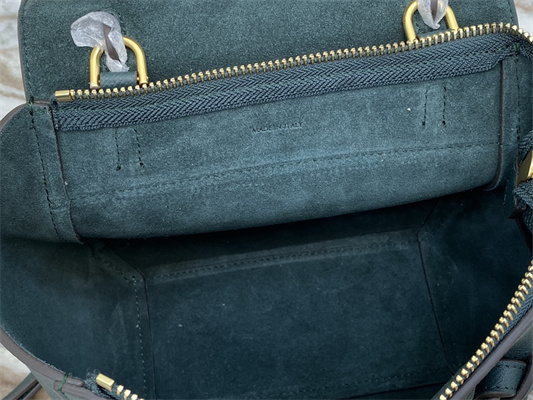 Celine Nano Belt Bag In Amazone Grained Calfskin