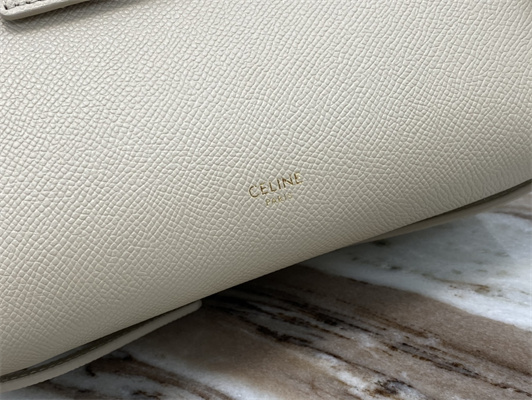 Celine Nano Belt Bag In Light Beige Grained Calfskin