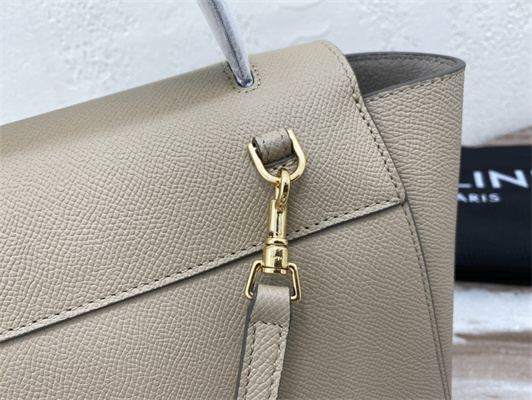 Celine Nano Belt Bag In Light Taupe Grained Calfskin