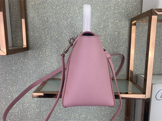 Celine Micro Belt Bag In Pink Grained Calfskin